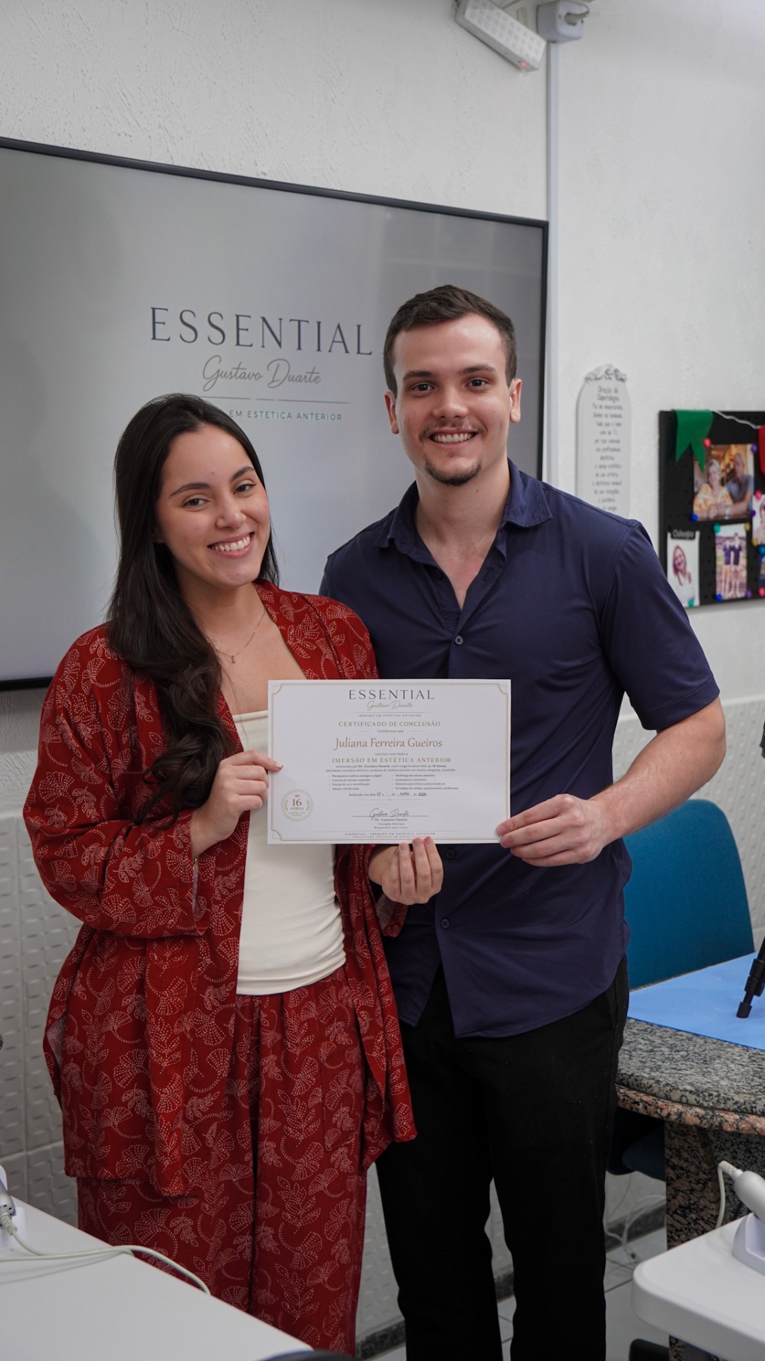 Aluna formada da imersão ESSENTIAL com certificado